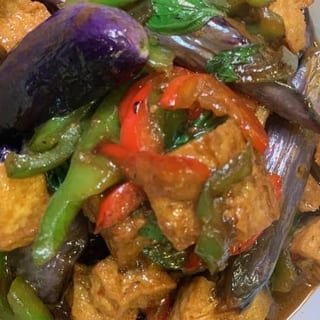 L Tofu Eggplant with Basil